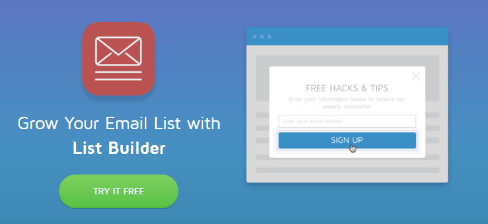 Získavajte emailové adresy vďaka WordPress modulu List Builder.